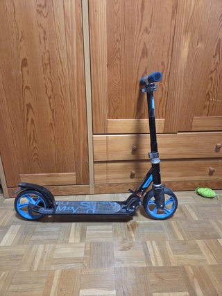 Patinete Oxelo Moby plegable negro/azul aluminio