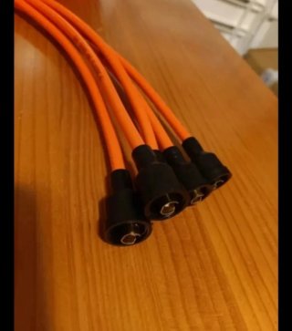 KIT CABLES BUJIA COLOR NARAJA SEAT 600 1500 127
