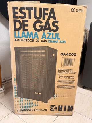 Estufa de Gas Llama Azul