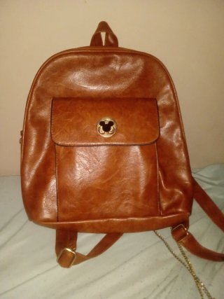 Mochila Marrón Estilo Vintage