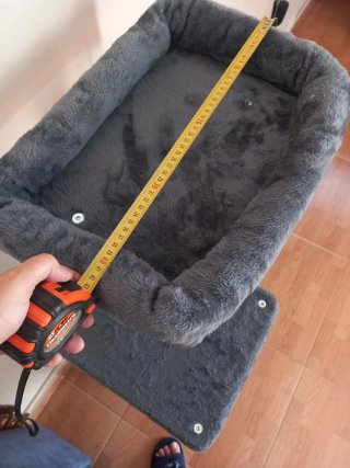Arbol rascador para gatos color gris oscuro. Nuevo