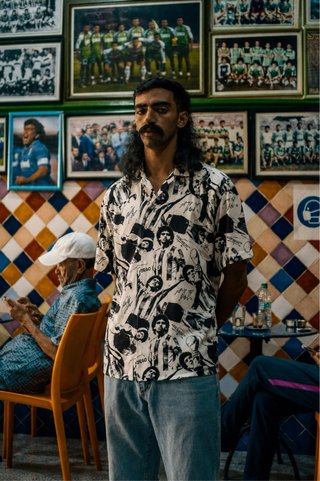 Camisa Maradona Algodón Estampada D10S