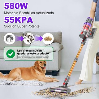 Aspirador Coovy SU7 sin cables 55KPa