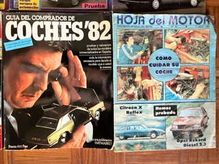 Lote 12 revistas antiguas de coches