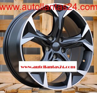 8800 JUEGO DE 4 LLANTAS SEAT CUPRA BLACK M r145570
