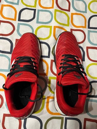 Zapatillas Adidas Padel Rojas y Blancas