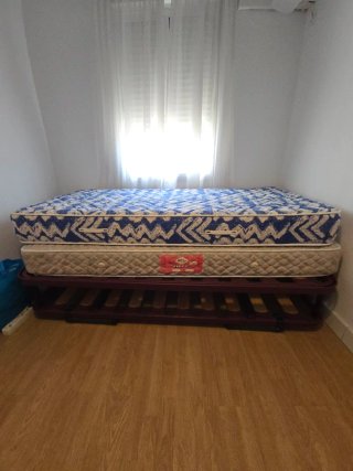 Cama nido estructura metálica 90x190cm x2