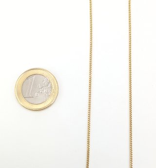 Cadena Barbada de oro de 18k, 3.77 g, 51 cm.