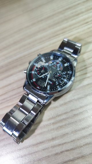 Coppia Orologi Quarzo Nero/Argento