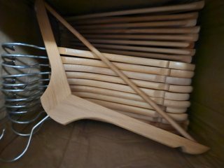 Lote 129 Perchas Madera IKEA/Carrefour