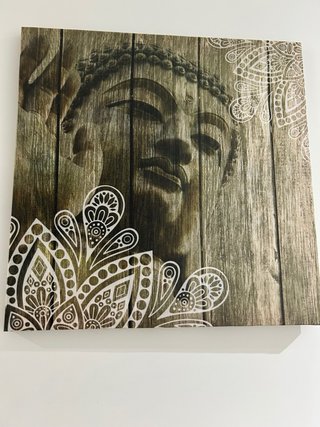 2 Cuadros Buda Madera