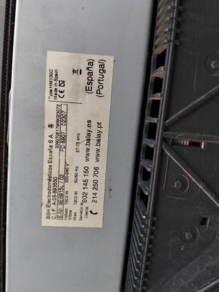 Placa Inducción Balay Táctil