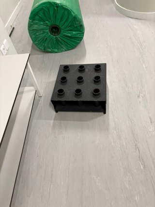 Soporte para barras de pesas negro