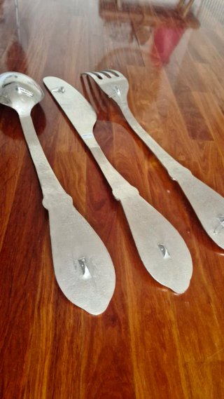 Set 3 Posate Decorative da Parete