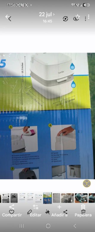WC Químico / Plato Ducha Caravana Camper Nuevo