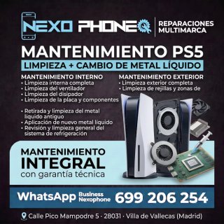 Mantenimiento PS5 - Cambio de Metal Líquido