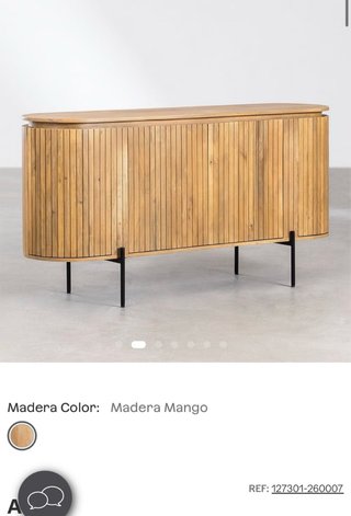 Aparador Sklum Analis Madera Maciza de Mango