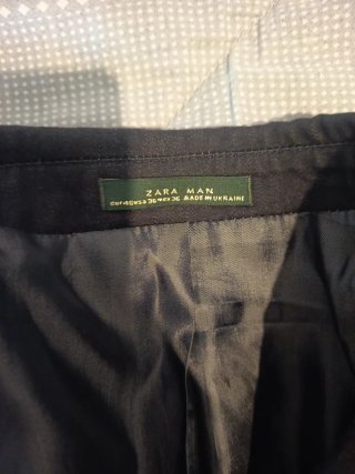 Chaqueta Zara Talla 46 Negra
