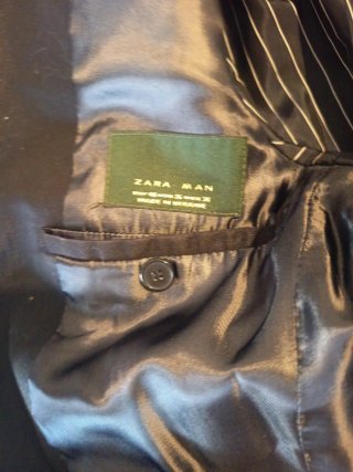 Chaqueta Zara Talla 46 Negra