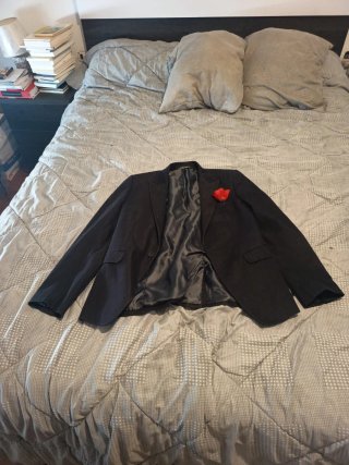 Chaqueta Zara Talla 46 Negra