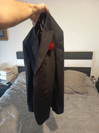 Chaqueta Zara Talla 46 Negra