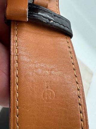 Cinturón Hermes Negro Hebilla Dorada