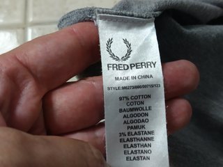 Polo Fred Perry Talla M