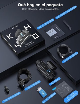 Dashcam WOLFANG 4K WD07