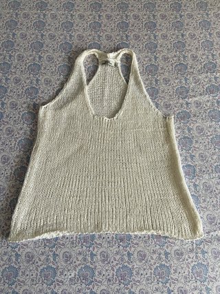 Camiseta de tirantes blanca de Bershka