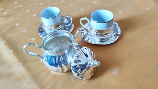 Servizio caffè Tognana placcato argento