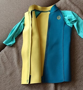 Neopreno infantil azul y turquesa