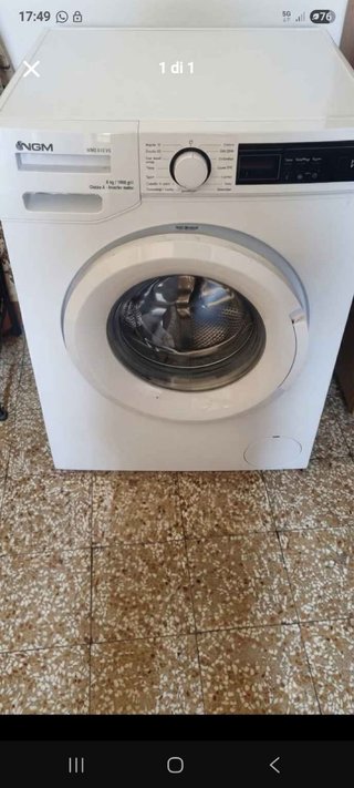 Lavatrice NGM 8 kg seminuova