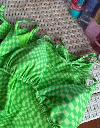 Set 3 pezzi costume bikini e pareo