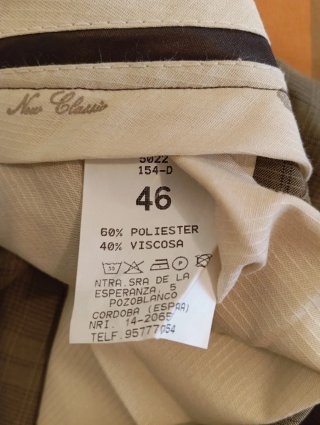 Pantalón de vestir caballero pinzas