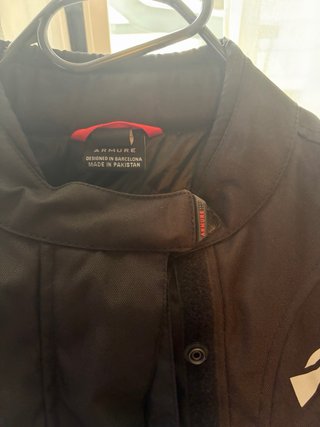 Chaqueta Moto Mujer Negra