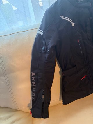 Chaqueta Moto Mujer Negra