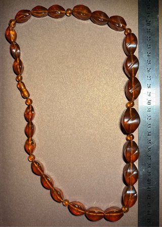 Collar Vintage Ámbar Báltico Natural 79g