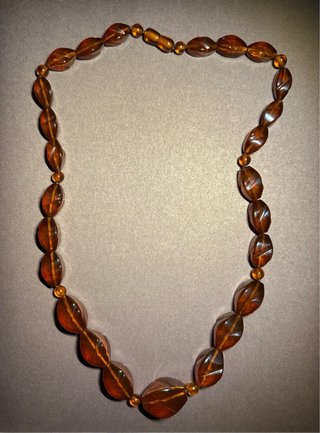 Collar Vintage Ámbar Báltico Natural 79g