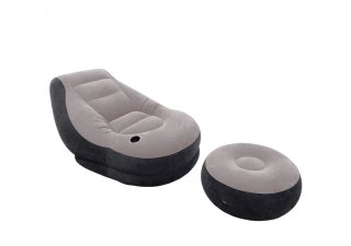 Sillón Hinchable Intex + Reposapiés
