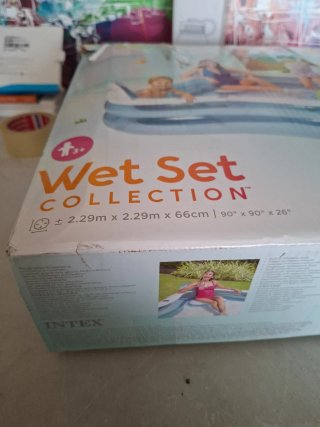Piscina Hinchable Familiar Intex Wet Set