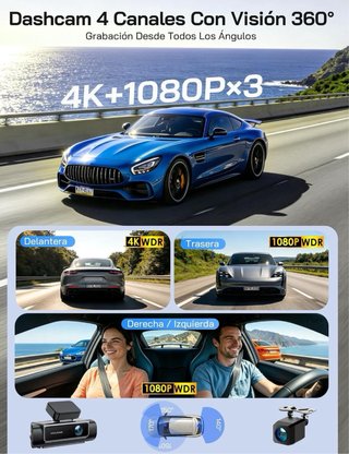 Dashcam WOLFANG 4K WD07