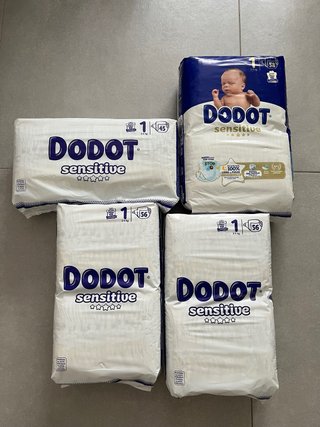 Dodot Sensitive Talla 1 (45+56+56 +58uds)