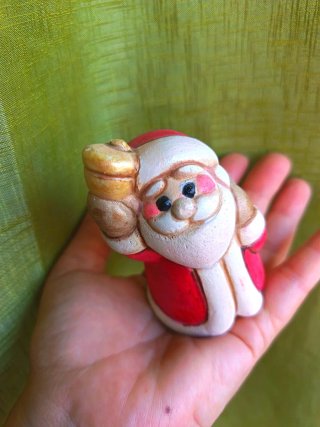 Lotto  decorazioni Natale Babbo Natal Pupazzo Neve