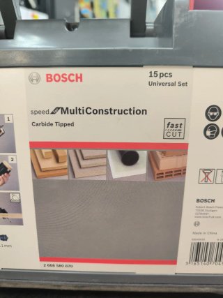 Set Coronas Bosch 15 piezas