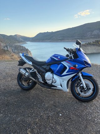 Suzuki GSX650F 2008 Azul/Plata