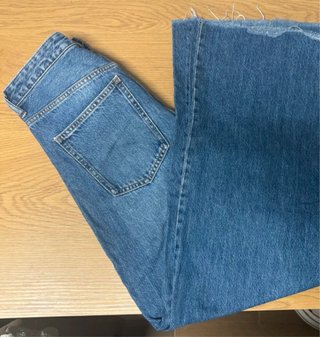 Calças wide leg Bershka azuis