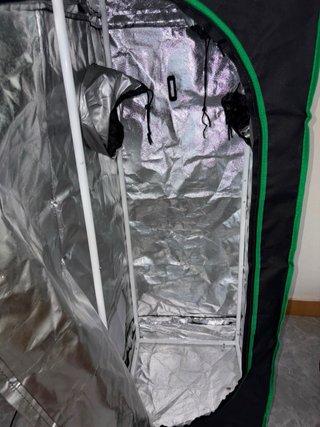 Armario Cultivo Indoor Negro/Verde