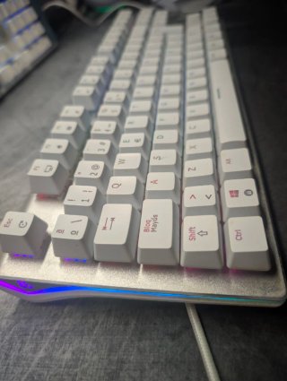 Teclado Gaming Newskill Serike TKL Ivory RGB