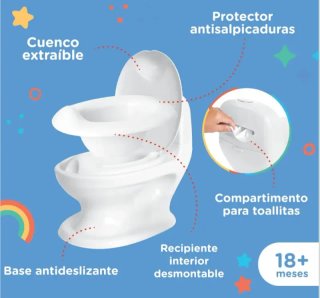 Nuby My Real Potty Orinal infantil con sonido