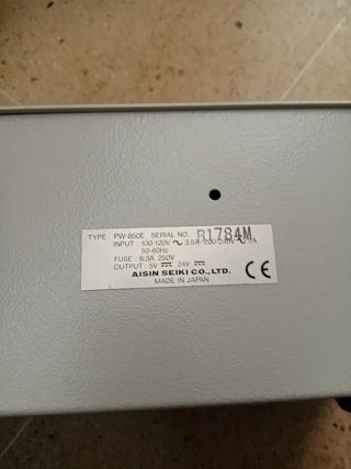 Fuente alimentación industrial AISIN SEIKI PW-850E